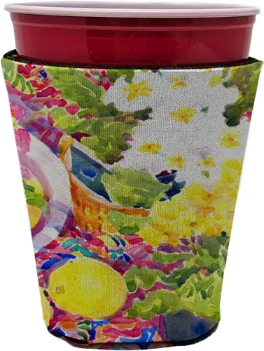 Miniatura 21 de Caroline's Treasures 6015LITERK Flower – Bird of Paradise Botella de vino Hugger Botella Enfriador de Frigorífico Hugger Funda Abrazadora Lavable a