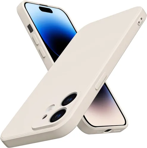 Miniatura 9 de Funda para iPhone 12 Mini, silicona líquida de alta calidad sedosa al tacto, protección de la cámara, forro de microfibra suave antiarañazos, funda