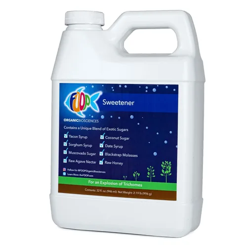 Miniatura 6 de FOOP Edulcorante: potenciador orgánico de terpenos para plantas Crea una explosión de tricomas Contiene 8 azúcares orgánicos Funciona