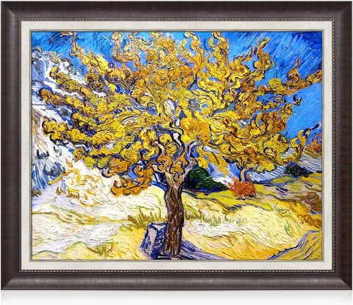 Miniatura 42 de Serie de pinturas de Vincent Van Gogh (favoritos). Reproducción de arte clásico de Van Gogh, impreso en lienzo Noche estrellada
