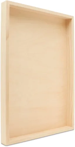 Miniatura 26 de Panel de pintura de abedul de 11 x 14 x 1-1/2 pulgadas, paquete de 3 tableros de lienzo de madera para pintar, carteles en blanco para manualidades