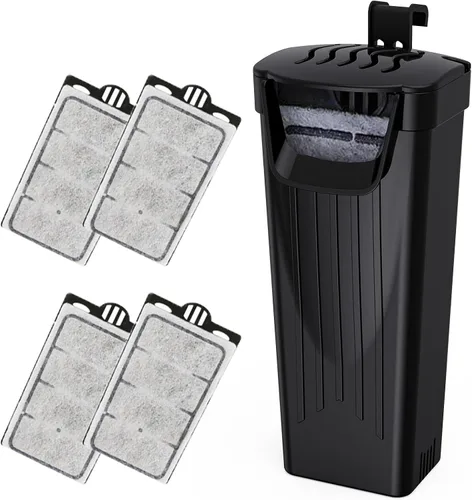 Miniatura 9 de Moonorange Filtro de Acuario(3.5W), Filtro de Tanque de Peces, Filtro de Tanque de Tortugas, Filtro de Bajo Nivel de Agua para Tanque Pequeño