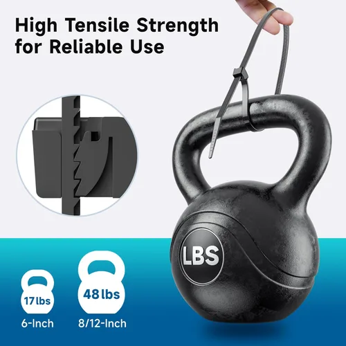 Miniatura 5 de Cable Matters Paquete de 200 bridas para cables para interiores y exteriores, 6, 8, 12 pulgadas, de nailon autobloqueante, varios tamaños