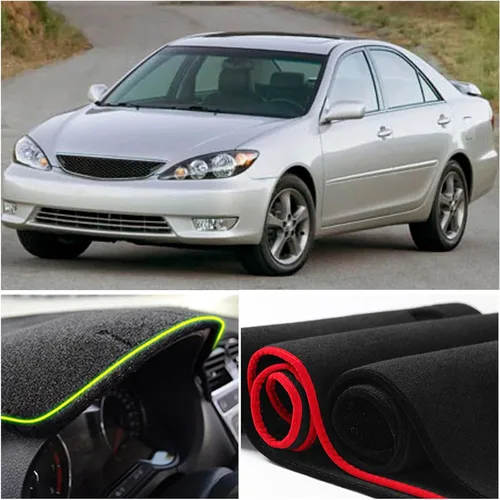 Miniatura 4 de Alfombrilla para Salpicadero Cubierta Interior Protector de Tablero Compatible con Toyota Camry LE XLE SE Sedán 2002 2003 2004 2005 2006 Alfombrilla