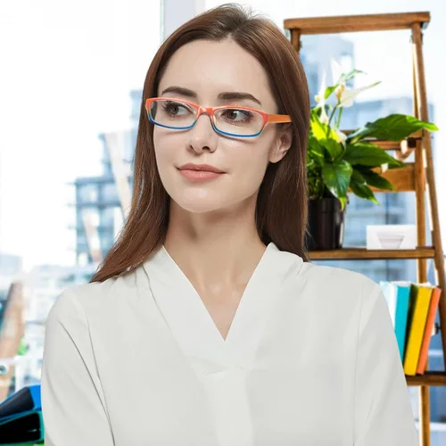 Miniatura 5 de Kerecsen - Lentes para computadora y lectura, para mujer, con bloqueo de luz azul, diseño moderno con estampados, ideales para lectura y uso diario