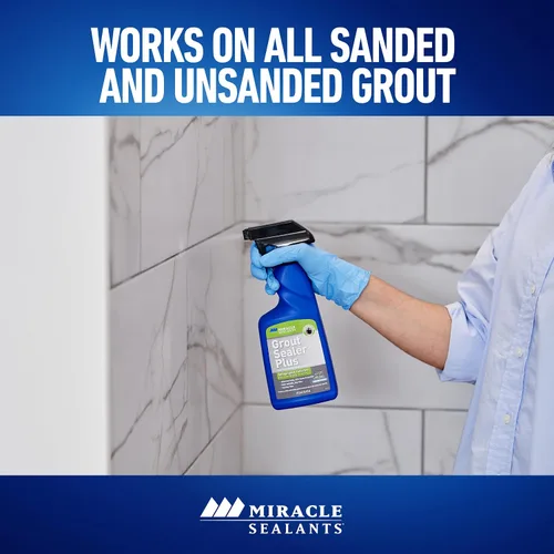 Miniatura 6 de Miracle Sealants Sellador de lechada Plus Invisible Penetrating Sealer Spray, 16 oz