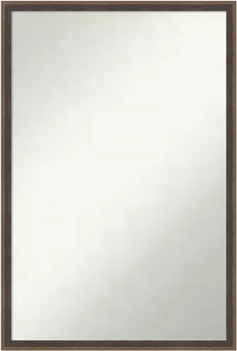 Miniatura 37 de Amanti Art Brown Bathroom Mirror for Over Sink, 23x41 Custom Made Hardwood Wedge Mocha Rectangle Vanity Mirror, Large Modern Wood Frame, Hangs