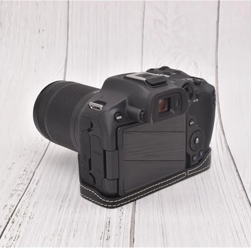 Miniatura 4 de Rieibi EOS R7 Quality PU Leather Half Case - Agarre para cámara sin espejo Canon EOS R7 - Negro