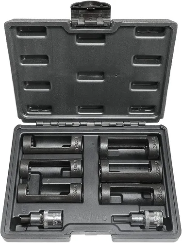 Tuerca de puntal 0.630 in 0.709 in 0.748 in 0.827 in 0.866 in 0.945 in con 12 puntos 1/2 "Drive Suspensión Strut Spreader Socket 8pc herramienta