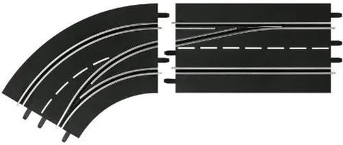 Miniatura 3 de Carrera 30363 Carril de curva izquierda Cambio hacia fuera en la sección de pista Añadir en la pieza de accesorio de expansión compatible