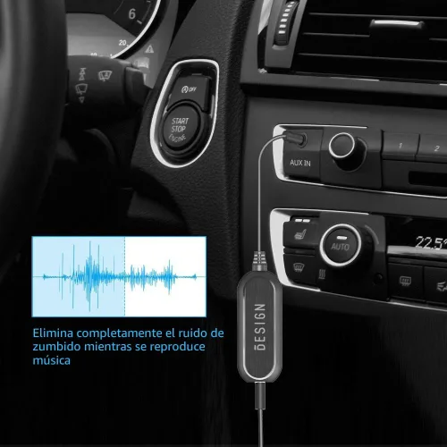 Miniatura 5 de BESIGN Aislante de ruido de bucle de tierra para audio de coche/sistema estéreo de casa con cable de audio de 3,5 mm
