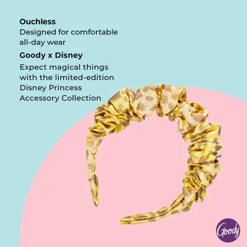 Miniatura 3 de Goody Ouchless - Diadema para todo tipo de cabello, princesa Disney, Tiana, ajuste cómodo para todo el día, hermoso diseño para un