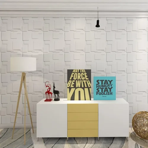 Miniatura 130 de Art3d Panel de Pared de Diamante 3D de PVC Dentado a Juego-Negro Mate, para Decoración Interior Residencial y Comercial Diamante mate negro