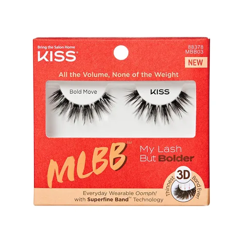 Miniatura 19 de KISS My Lash But Better, Pestañas Postizas, 'Tan Real', 12mm, Incluye 1 Par De Pestañas, Fácil De Aplicar, Racimos De Pestañas Reutilizables