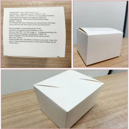 Miniatura 9 de Insertos de brida 17mm 6 piezas Compatibles con sacaleches portátiles Momcozy/Medela/eufy/Spectra/Medela/TSRETE/Lansinoh, para el escudo/brida