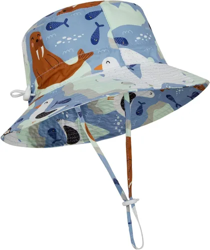 Miniatura 2 de Sombrero de sol para bebé, sombreros de pescador para niños, protección solar de verano, sombreros de playa para niños, sombrero de ala ancha