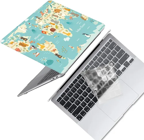 Miniatura 19 de Funda protectora de plástico para MacBook Air de 11 pulgadas 2015-2010 modelo A1465 A1370, funda protectora de plástico para portátil y cubierta