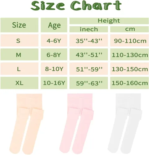 Miniatura 3 de TIEJIAN Mallas Ultra Soft Pro Dance para Niña