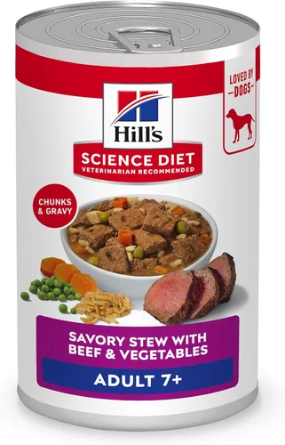Miniatura 18 de Hill's Science Diet Adult 7+ - Alimento húmedo para perros, pavo y cebada, latas de 13 onzas, paquete de 12