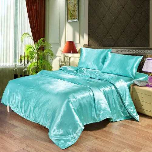Miniatura 2 de Bedding-Hotel - Juego de funda de edredón de calidad de hotel con lazos de cremallera ocultos, 3 piezas (1 funda de edredón, 2 fundas de almohada)