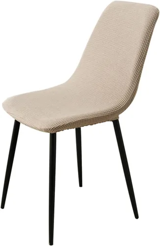 Miniatura 10 de Juego de 4/6/2 fundas elásticas de terciopelo para sillas de comedor, fundas de silla de comedor, estilo moderno, universal, sin brazos, protector