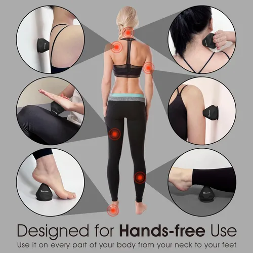 Miniatura 2 de Herramienta de terapia de masaje montable: masajeador de pared con ventosa multisuperficie para dolores musculares, liberación miofascial, alivio