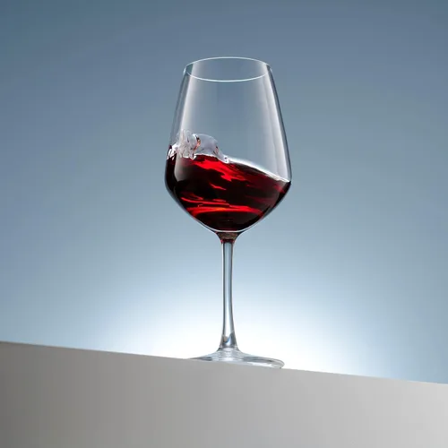 Miniatura 5 de Copas de vino, juego de copas de vino tinto italiano, copas de vino transparentes de 18 onzas, vasos de copa de vino, juego de 2 – Hecho en Italia