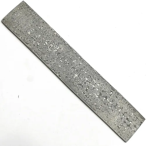 Miniatura 12 de PAL 2000 KNIVES DAM-8686 Barra de acero de Damasco hecha a mano Hoja en blanco de palanquilla de acero personalizada 12" x 2" x 0.197 in