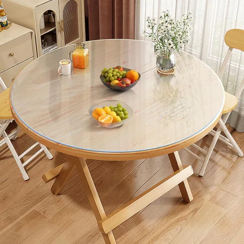 Miniatura 11 de Vicwe Protector de mesa transparente de 36 x 48 pulgadas, protector de mesa transparente de 1.5 mm de grosor, protector de mesa de plástico
