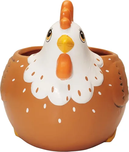 Miniatura 6 de Macetero para pollo, soporte para utensilios de gallo, accesorios de fiesta, maceta para suculentas, para interiores y exteriores, jardín, patio