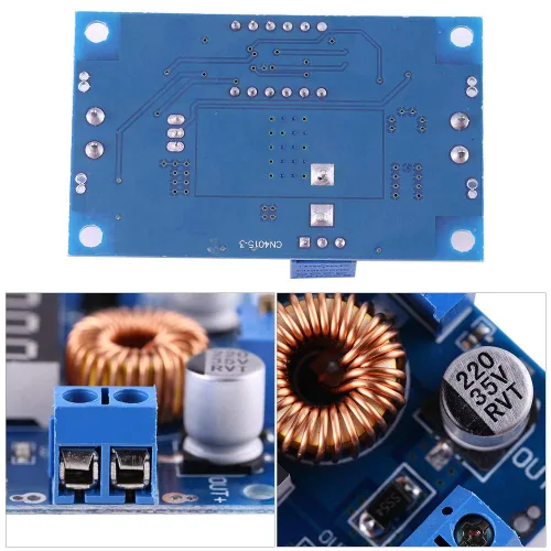Miniatura 6 de Módulo de alimentación ajustable Convertidor DC-DC 5A 4.0V ~ 38V a 1.25V ~ 36V Regulador de voltaje para convertidor de controlador LED de alta