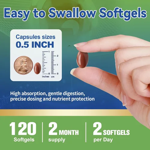Miniatura 6 de AREDS 2 + Vitaminas oculares 19 en 1 para la salud macular y ojo seco, suplemento de luteína y zeaxantina con vitamina C/E, zinc, omega-3, ayuda a