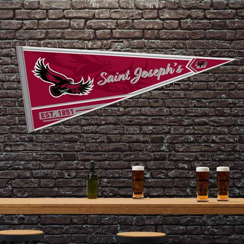 Miniatura 2 de Rico Industries NCAA Banderín Clásico de Fieltro para Decoración de Pared de 12" x 30" - Ideal para Decoración del Hogar/Dormitorio/Cueva de Hombre