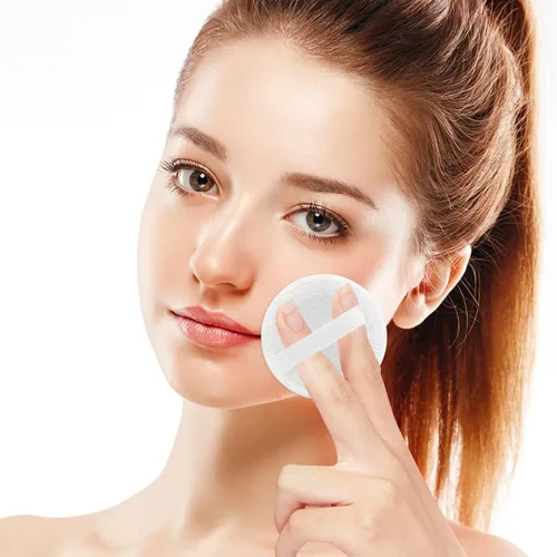 Miniatura 8 de WLLHYF 12 unidades de polvo de maquillaje de algodón rosa, soplos de polvo redondos para maquillaje facial en polvo de terciopelo para polvo suelto