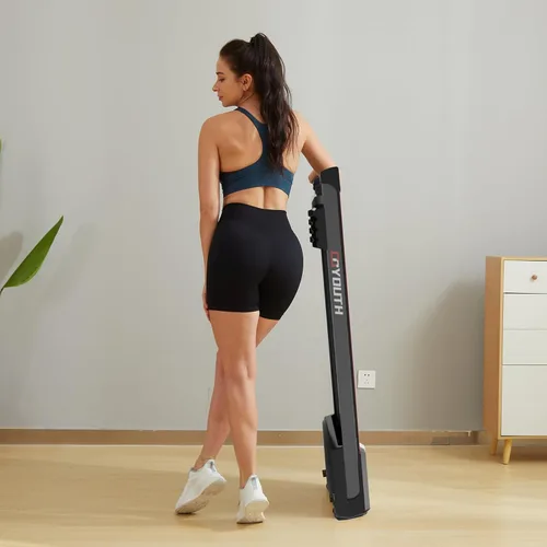 Miniatura 7 de GOYOUTH Caminadora eléctrica 2 en 1 para debajo del escritorio, máquina de ejercicio motorizada con altavoz inalámbrico, control remoto y pantalla