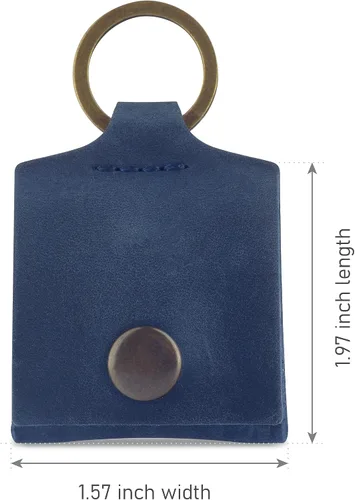Miniatura 20 de Soporte de cuero para llavero, funda de viaje para anillo de boda, soporte para anillo de compromiso, bolsa para anillos, soporte para anillos