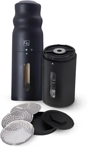 Miniatura 9 de Rallador de queso de lluvia, rallador de queso eléctrico resistente para cocina con opciones de rejilla fina, gruesa y afeitada, apto