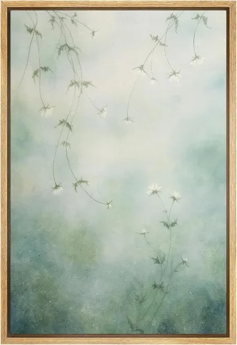 Miniatura 44 de SIGNFORD Lienzo enmarcado para pared, pinos sepia, bosques, bosques, naturaleza, ilustraciones de área silvestre, arte digital, arte moderno