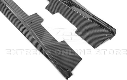 Miniatura 9 de Repuesto para Chevrolet Camaro LT LS RS SS 2016-Presente Par de extensiones de faldones laterales estilo ZL1 para panel basculante