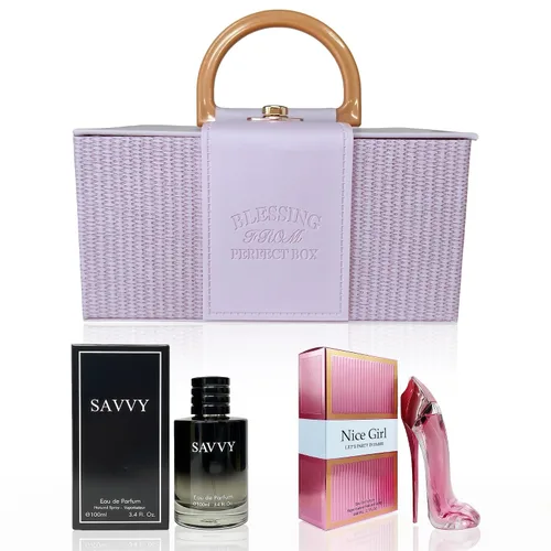 Miniatura 17 de 6PM - Juego de colonia de pareja Royal & Pink, 100 mlx2 Eau de Parfum de larga duración aroma floral y afrutado para mujeres y hombres, perfume