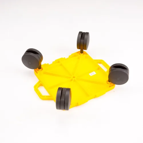 Miniatura 2 de Cosom - Patinete de plástico de 16 pulgadas con ruedas ultra antideslizantes de 5 pulgadas y protectores de seguridad para clase de educación