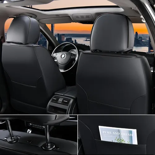 Miniatura 2 de Doogo Fundas de asiento de automóvil, fundas de asiento delantero para automóviles, protector universal de asiento de automóvil, fundas de asiento