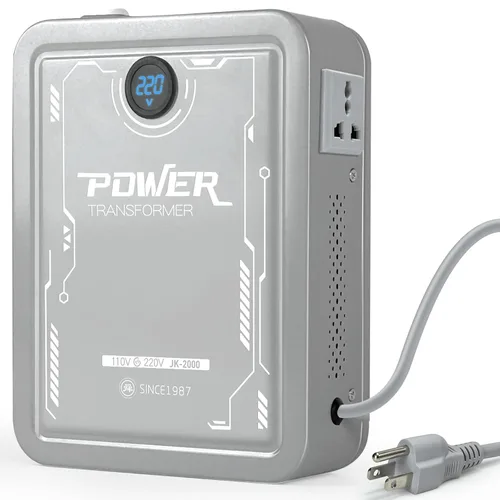 Miniatura 8 de SUNSHUN Convertidor de 500 W 110 V a 220 V Transformador de voltaje elevador 110 V/120 V a 220 V/240 V con 2 enchufes de salida