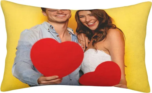 Miniatura 12 de Funda de almohada personalizada, almohada de fotos de amor, diseño personalizado de fotos o texto, regalos personalizados para cualquier imagen