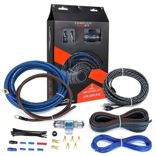 Miniatura 11 de TOPSTRONGGEAR Kit de amplificador 4ga – Kit de cableado de amplificador de calibre 4 AWG para subwoofers de coche, altavoces, sistema de audio, kit