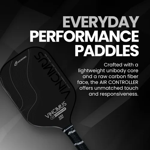Miniatura 3 de GATORSTRIKE Vincimus Air Controller T600 - Paleta de pickleball T600 de fibra de carbono con núcleo de panal de polipropileno mejorado de 0.630 in
