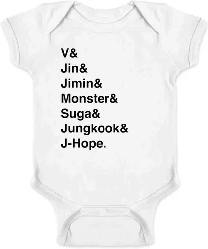 Miniatura 2 de Pop Threads K-Pop Group Names List Infant Baby Boy Girl Bodysuit