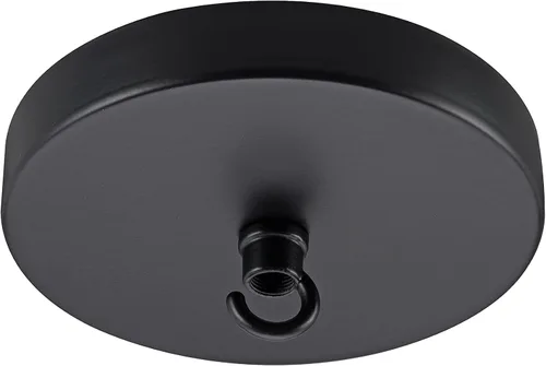 Miniatura 3 de Aspen Creative 21510-21, Kit de candelabro contemporáneo y toldo de lámpara con gancho para cuello, blanco mate, 4-3/4 pulgadas de diámetro