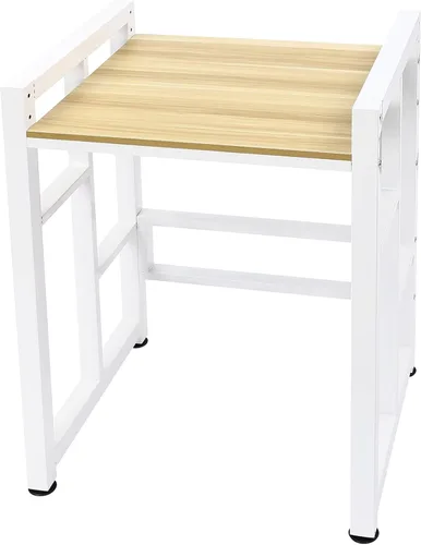 Miniatura 10 de Soporte apilable para lavadora y secadora con estantes ajustables, estante de almacenamiento para lavadora y secadora, ahorro de espacio, kit