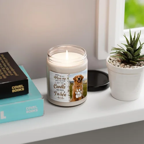 Miniatura 6 de NHI - Velas personalizadas con foto, regalo de vela personalizada, cera de soja perfumada, decoración del hogar, tarro de 9 onzas, fabricado
